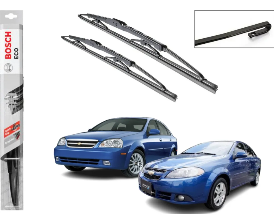 Par Plumilla Bosch Metálicas Chevrolet Optra Limpiaparabrisas Modelos Del 2003 al 2013