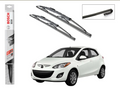 Plumillas Bosch Metálicas Limpiaparabrisas Mazda 2 2007-2013