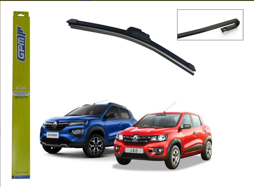 Plumilla Delantera Silicona Renault Kwid Modelos Del 2019-2023 Limpiaparabrisas