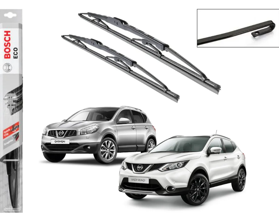 Plumillas Bosch Nissan Qashqai Modelos Del 2015-2021 Limpiaparabrisas