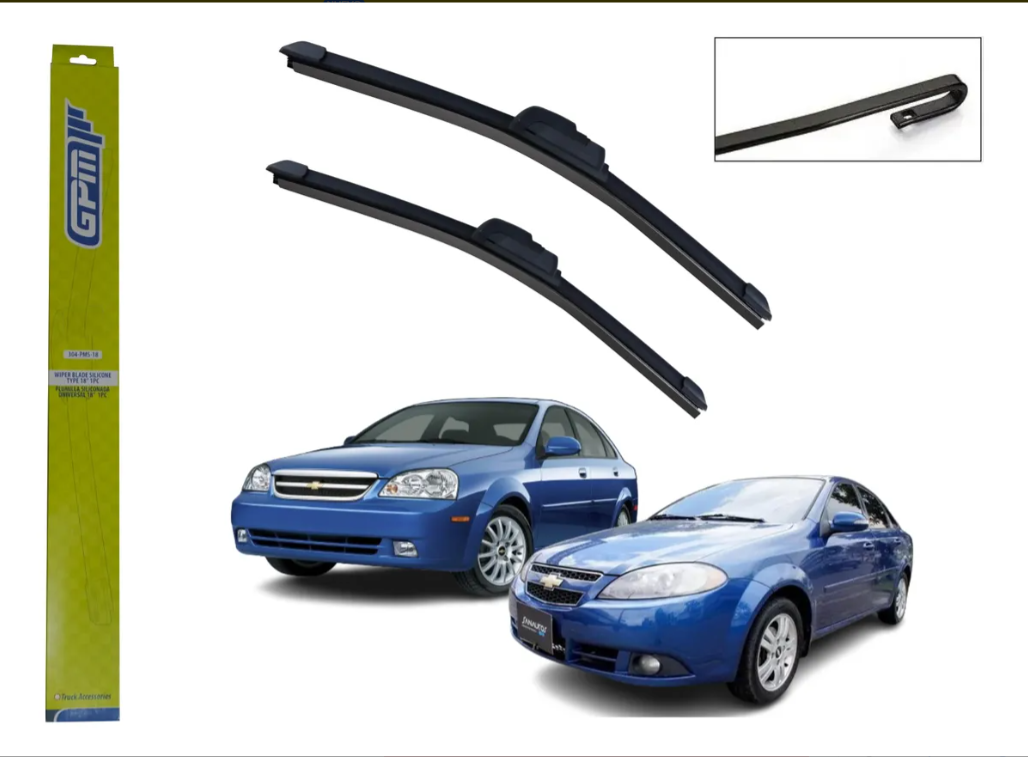 Par Plumilla Silicona Chevrolet Optra Modelos Del 2004-2013 Limpiaparabrisas