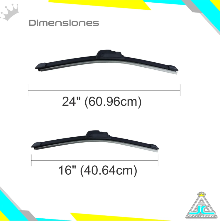 Plumillas Silicona Chevrolet Captiva Modelos Del 2008-2017 Limpiaparabrisas