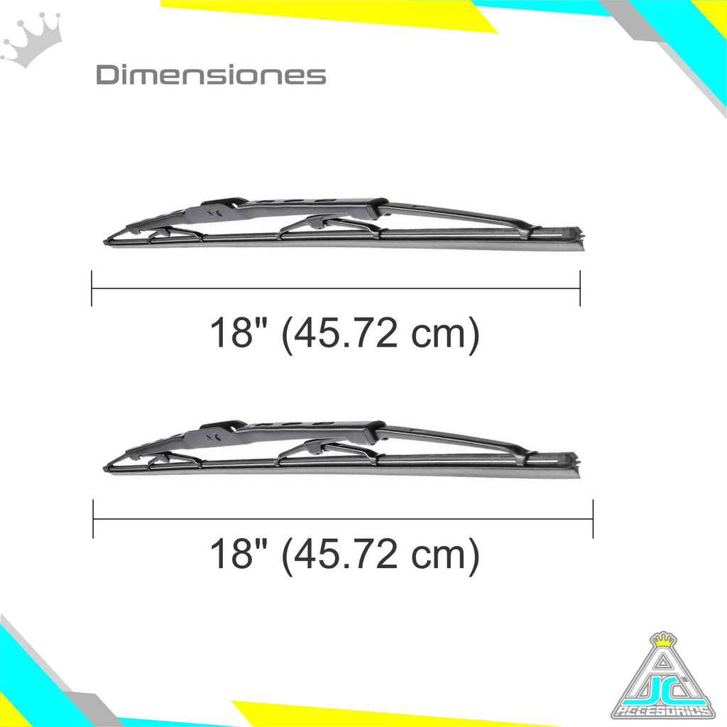 Plumillas Bosch Metálicas Limpiaparabrisas Chevrolet Corsa Active Modelos Del 2002-2012