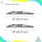Plumillas Bosch Metálicas Limpiaparabrisas Chevrolet Corsa Active Modelos Del 2002-2012