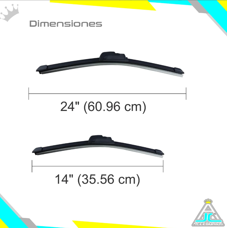 Plumillas Silicona Chevrolet Spark GT Modelos Del 2010-2017 Limpiaparabrisas