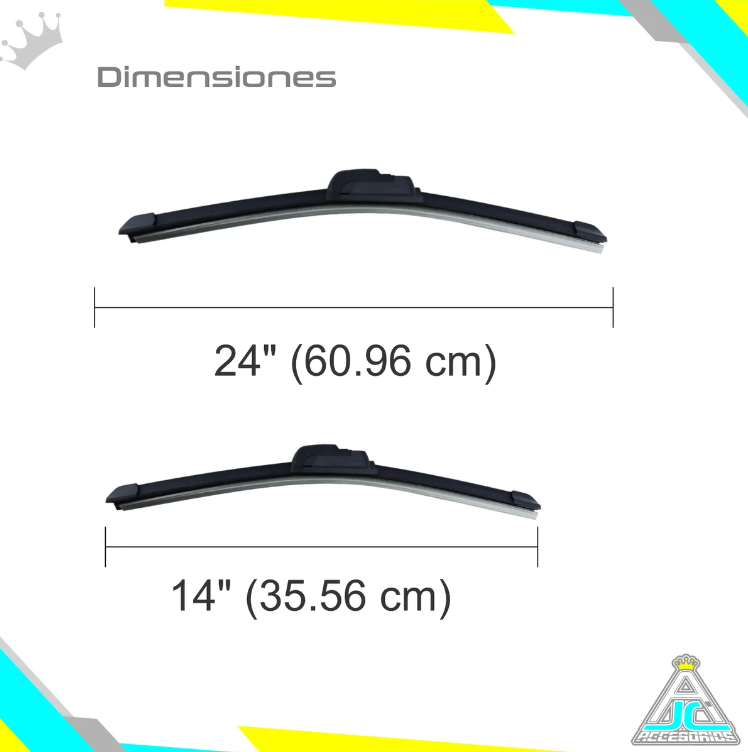 Par Plumilla Silicona Nissan Tiida Modelo Del 2007-2016 Limpiaparabrisas
