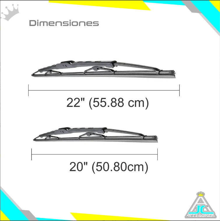 Par Plumilla Bosch Metálicas Chevrolet Optra Limpiaparabrisas Modelos Del 2003 al 2013