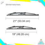 Plumillas Bosch Metálicas Limpiaparabrisas Hyundai Atos Santro Modelos Del 2002-2012