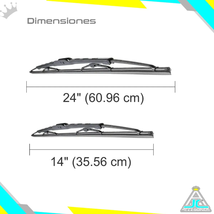 Plumillas Bosch Metálicas Limpiaparabrisas Mazda 2 2007-2013