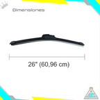 Plumilla Delantera Silicona Renault Twingo Modelos Del 1993-2012 Limpiaparabrisas