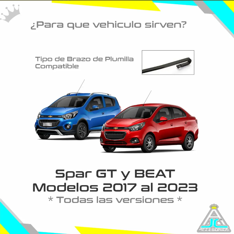 Plumilla Bosch Chevrolet Spark Gt Beat Limpiaparabrisas 2017 al 2023