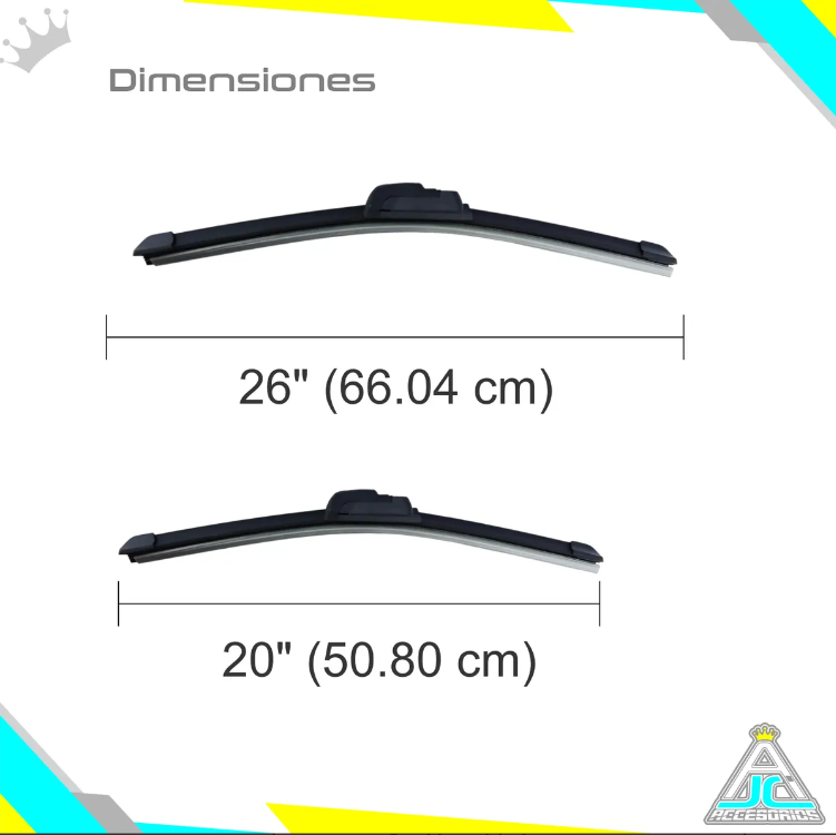 Plumillas Siliconada Toyota Prado Modelos del 2011-2023 Limpiaparabrisas