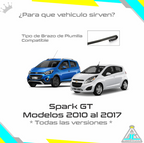 Plumillas Silicona Chevrolet Spark GT Modelos Del 2010-2017 Limpiaparabrisas