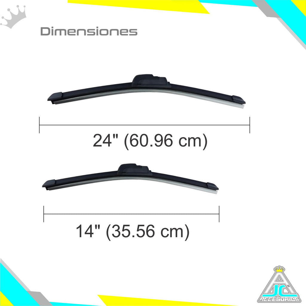 Plumillas Siliconadas Limpiaparabrisas Mazda 2 2007-2013