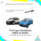 Plumilla Delantera Silicona Renault Twingo Modelos Del 1993-2012 Limpiaparabrisas