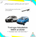 Plumilla Delantera Renault Twingo Bosch Limpiaparabrisas Modelos Del 1994 al 2012