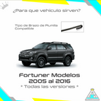 Plumillas Bosch ECO Toyota Fortuner Modelos Del 2005-2016 Limpiaparabrisas