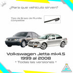 Plumillas GPM Siliconadas Limpiaparabrisas Volkswagen Jetta MK4.5 Modelos De 1999-2008