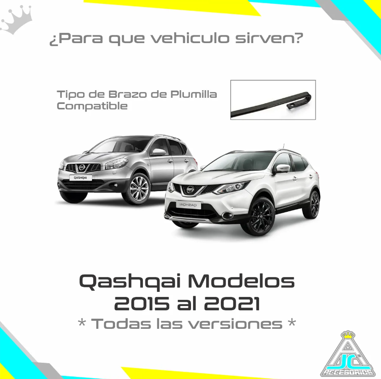Plumillas Bosch Nissan Qashqai Modelos Del 2015-2021 Limpiaparabrisas