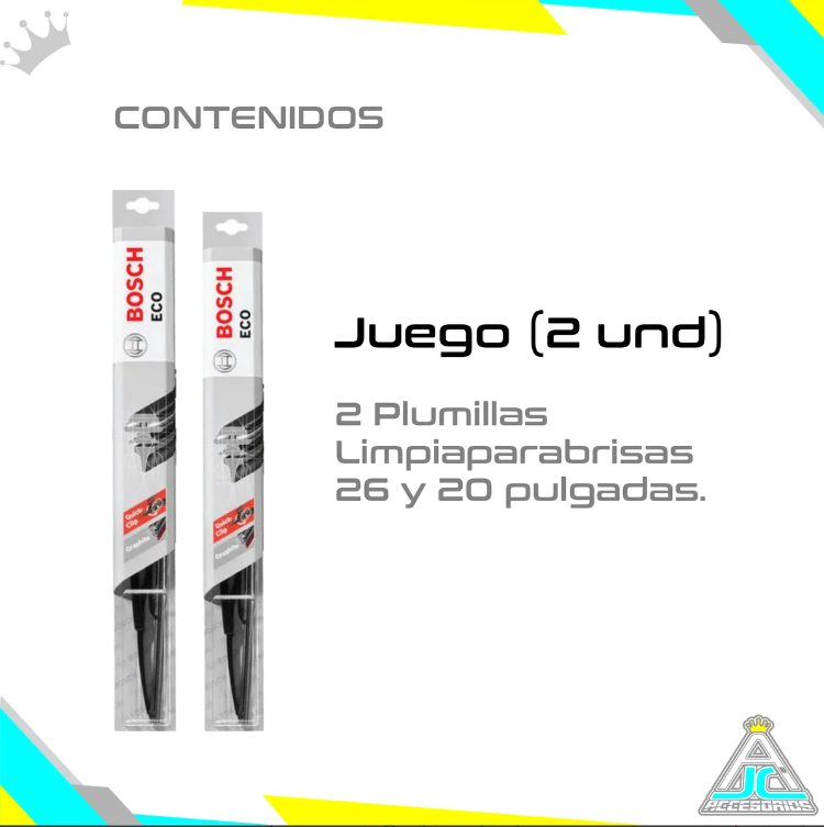 Plumillas Bosch Metalica Toyota Prado 11-23 Limpiaparabrisa