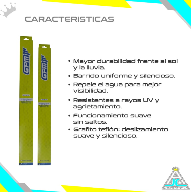 Plumillas Silicona Toyota Fortuner Modelos Del 2005-2016 Limpiaparabrisas