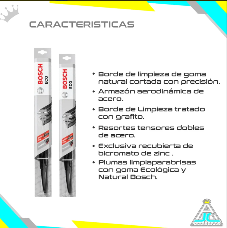 Plumillas Bosch Chevrolet Corsa Evolution Modelos Del 2003-2007 Limpiaparabrisas