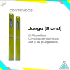 Plumillas Siliconada Chevrolet Aveo Modelos Del 2006-2019 Limpiaparabrisas