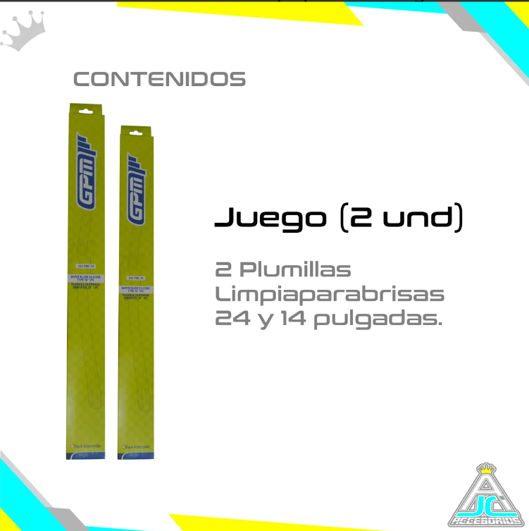 Plumillas Silicona Chevrolet Spark GT Modelos Del 2010-2017 Limpiaparabrisas