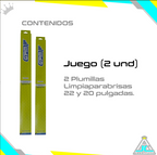 Par Plumilla Silicona Chevrolet Optra Modelos Del 2004-2013 Limpiaparabrisas