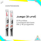 Plumillas Bosch Nissan Qashqai Modelos Del 2015-2021 Limpiaparabrisas
