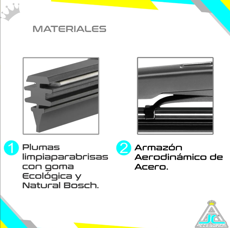 Plumillas Bosch Chevrolet Corsa Evolution Modelos Del 2003-2007 Limpiaparabrisas