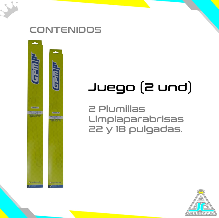 Plumillas Silicona Toyota Fortuner Modelos Del 2005-2016 Limpiaparabrisas