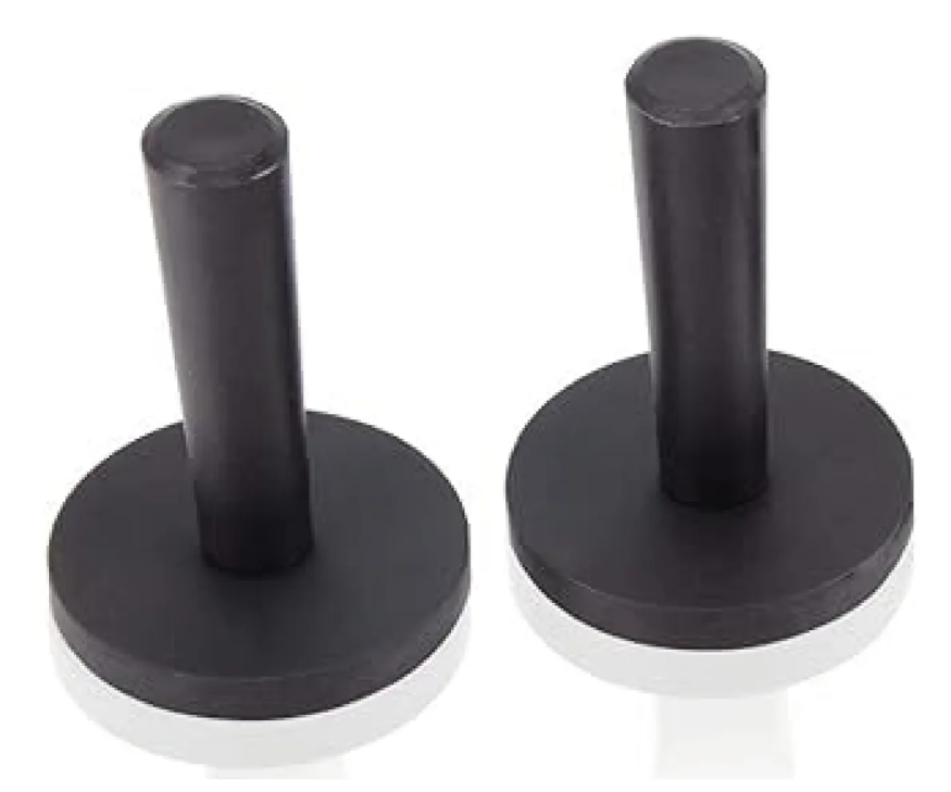 2 Soportes Magnéticos Forrados Imán Para Wrap Vehicular Vinilo Carro