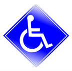 Aviso Letrero Discapacidad Carro Reflectivo Plástico 2 Chupas