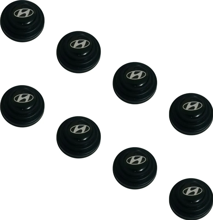 Tope Amortiguador Anti Golpe De Puerta Carro Set X8
