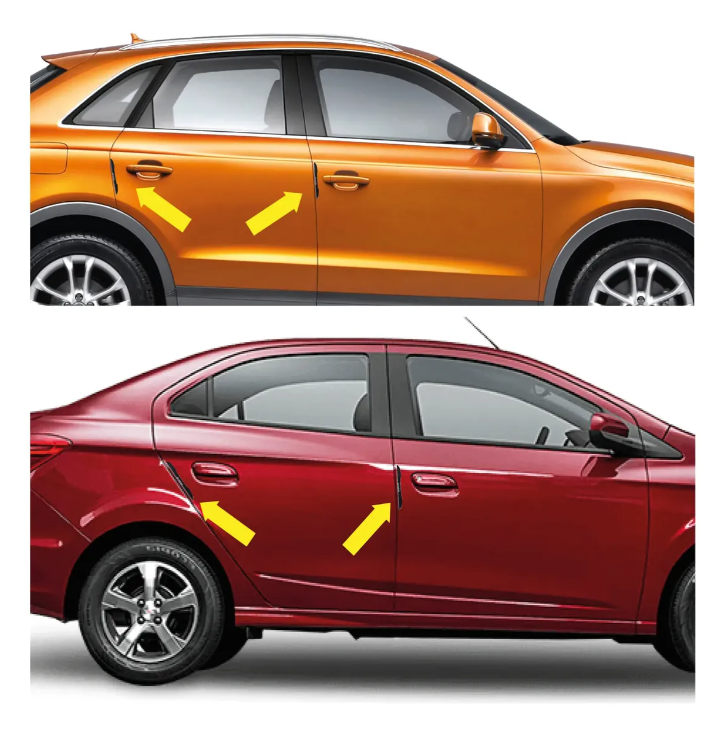 Protector De Puerta Carro Adhesivo Automóvil Sparco Set X4