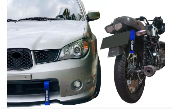 Reata De Arrastre Correa Para Carro Moto Sparco Tuning 1 Unidad
