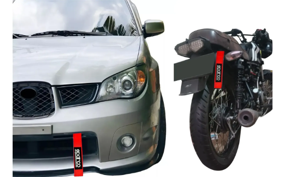 Reata De Arrastre Correa Para Carro Moto Sparco Tuning 1 Unidad
