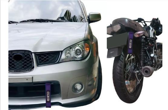 Reata De Arrastre Correa Para Carro Moto Sparco Tuning 1 Unidad