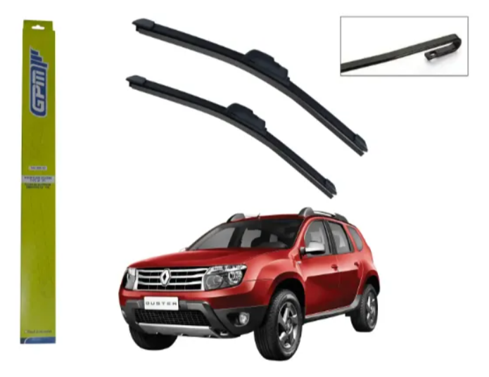 Plumillas Dela Duster Sandero Logan Silicona Limpiaparabrisas