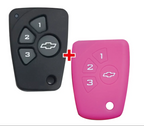Carcasa Y Forro Protector Control Llaves Chevrolet 3 Botones Kit