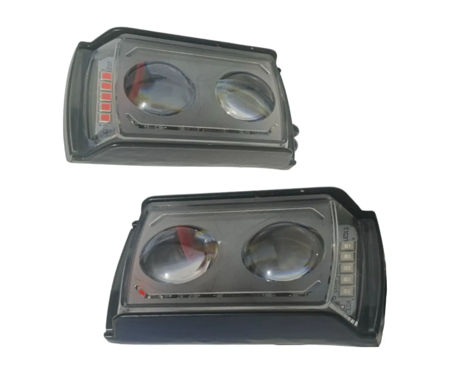 Exploradoras LED X2 Tricolor Strober 20W Luz Lateral Moto Carro