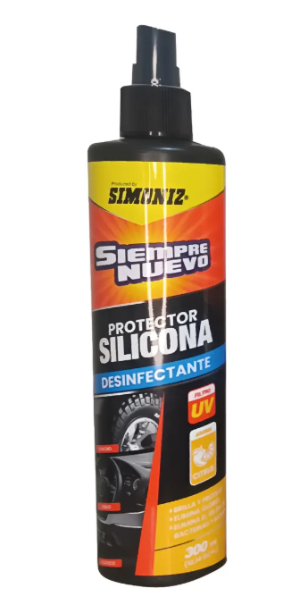Silicona Spray Abrillantador Desinfectante Simoniz Siempre Nuevo 300ml