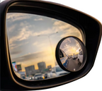 Espejos Auxiliares Convexos Punto Ciego Retrovisor 4cm - 5cm X2 Carro Moto